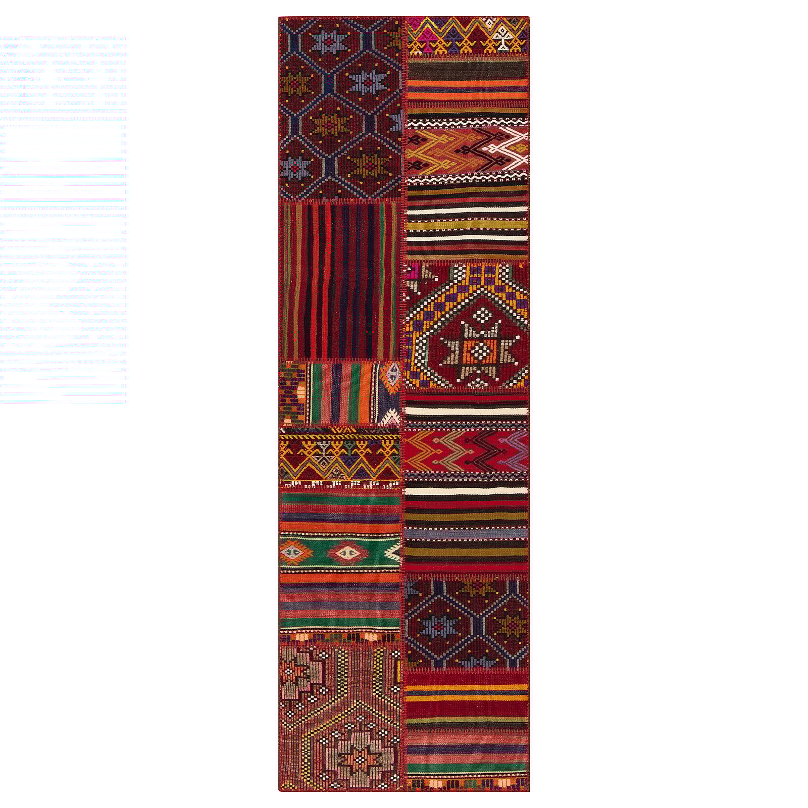 Rug, flatwoven, handmade kilim, 2 ' 7 "x8 ' 2 " (80x250 cm