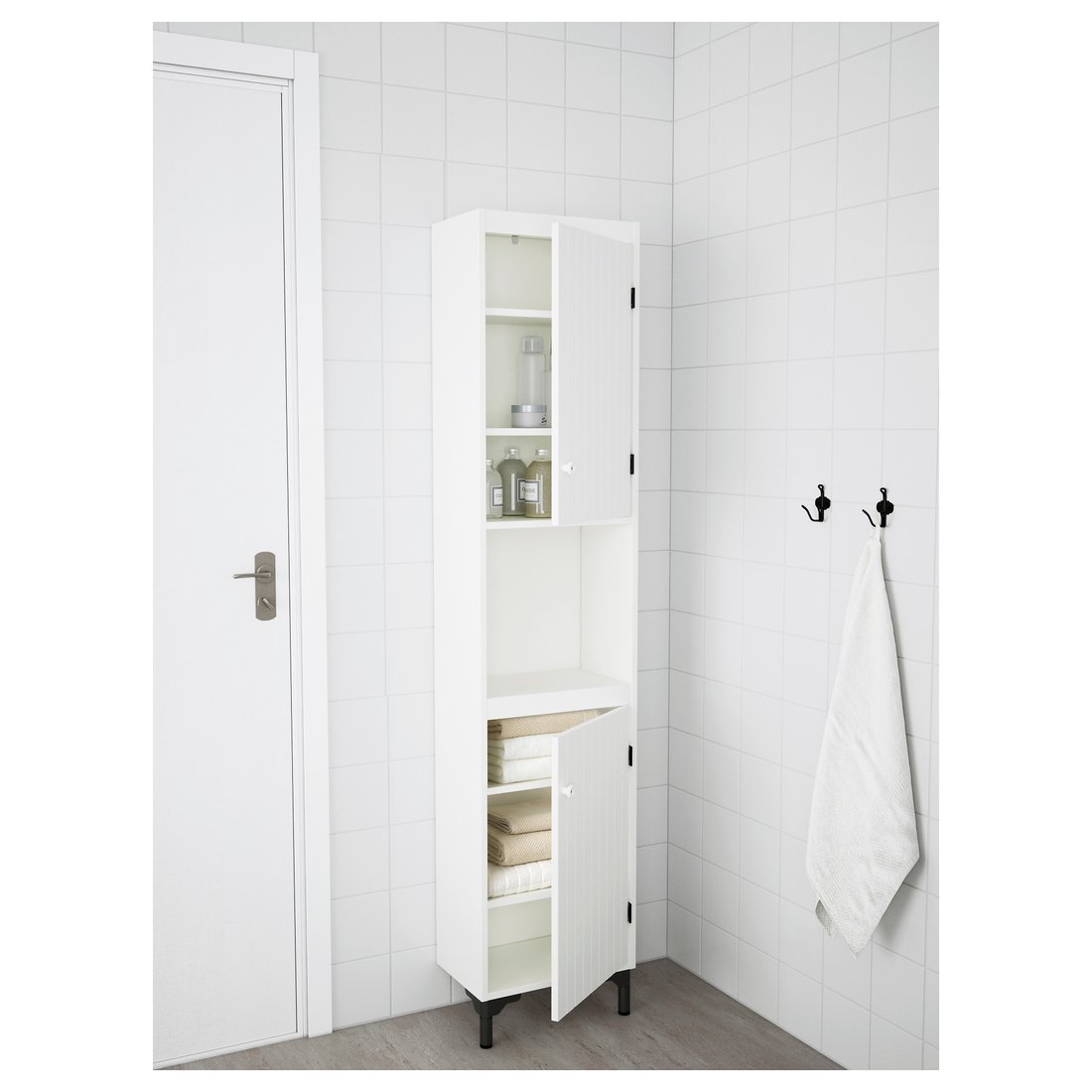 SILVERÅN High with 2 doors white (CA) IKEA