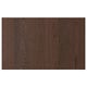 SINARP Drawer front, brown, 24x15 "