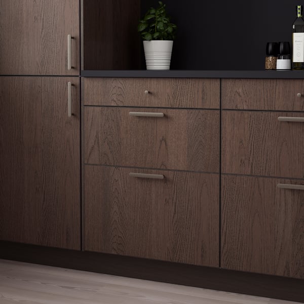 SINARP Drawer front, brown, 30x15 "