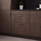 SINARP Drawer front, brown, 30x15 "