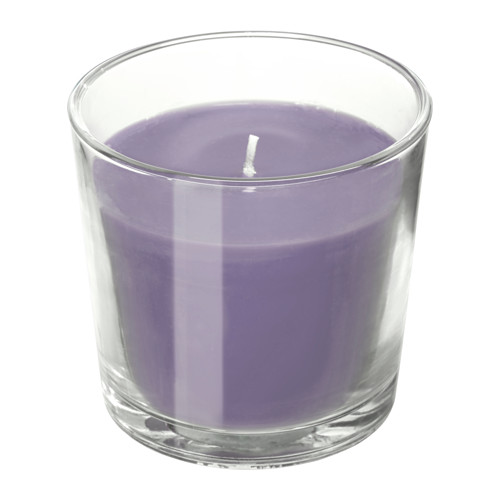 SINNLIG Scented candle in glass IKEA