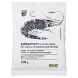 SJÖRAPPORT Peeled shrimp, MSC certified frozen, 9 oz