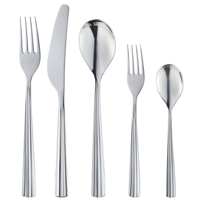SJUGÄLSHAJ 20-piece cutlery set, stainless steel