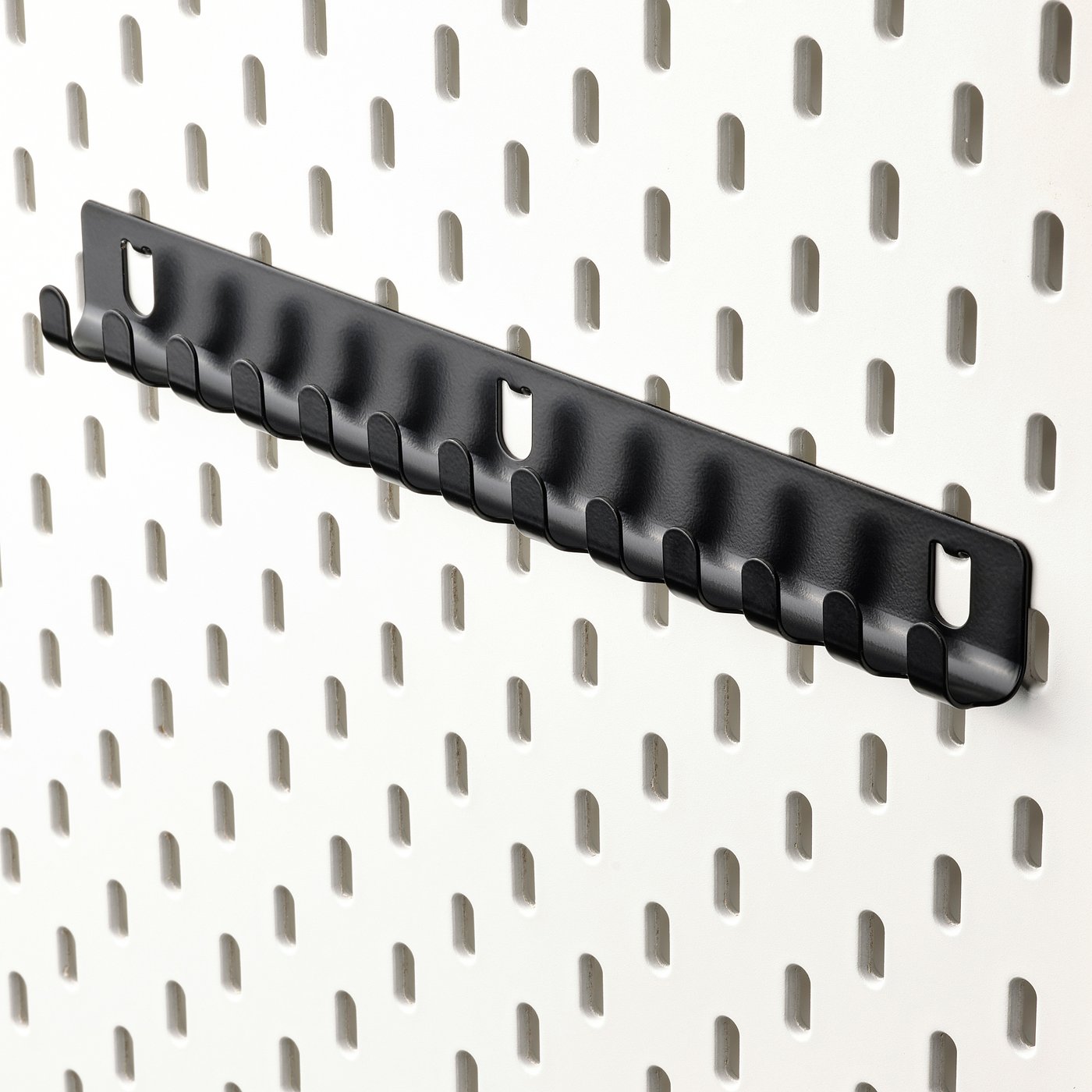 SKÅDIS hook rack, black - IKEA CA