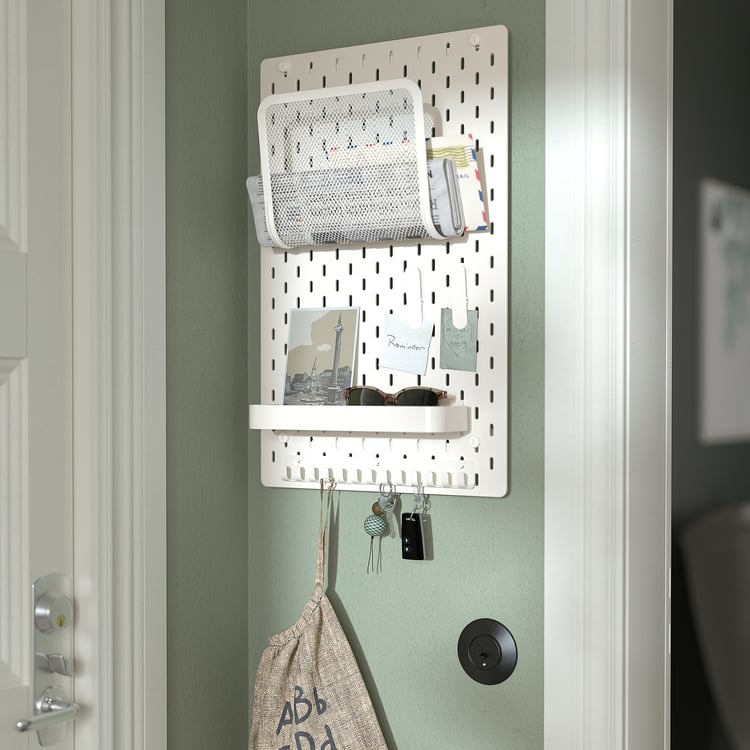 SKÅDIS magazine holder, white - IKEA CA