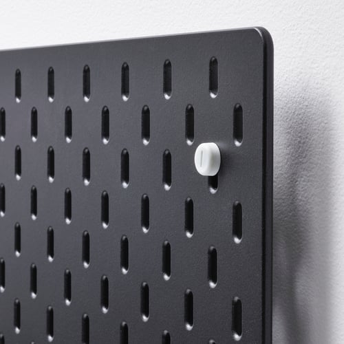 SKÅDIS pegboard, black, 76x56 cm (30x22") - IKEA CA
