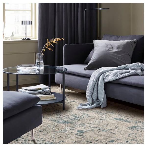 SKAFTERUP Rug, low pile, multicolor, 5 ' 3 "x7 ' 9 "