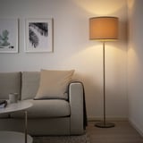 SKAFTET Floor lamp base, brass color