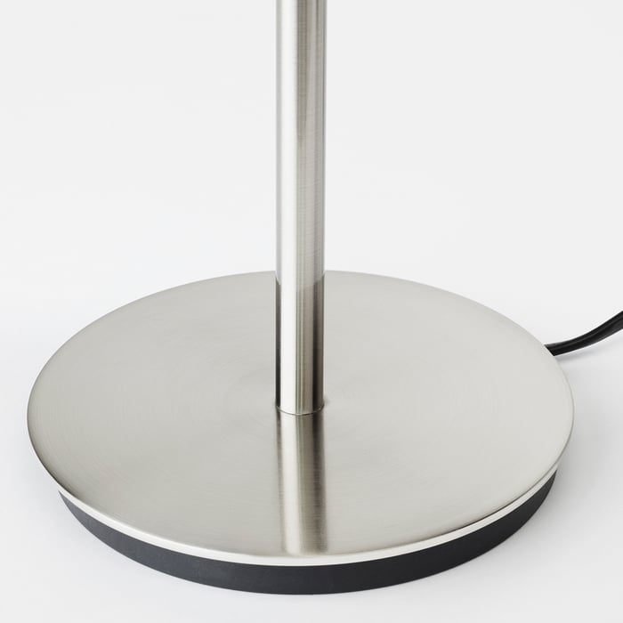 SKAFTET table lamp base, nickel plated, 30 cm (12") IKEA CA
