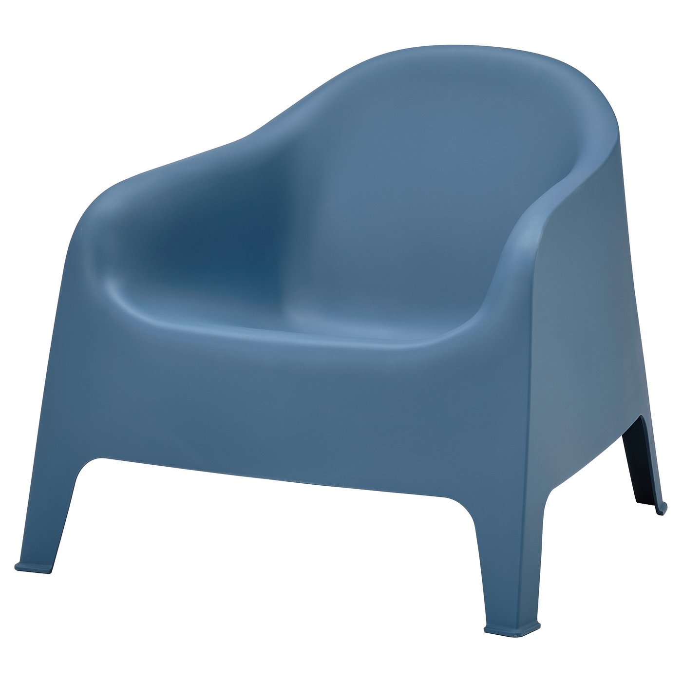 SKARPÖ armchair, outdoor, dark blue IKEA CA