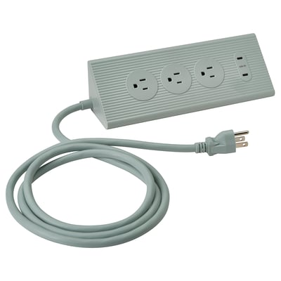 SKOTAT Extension cord, green, 5 ' 11 "