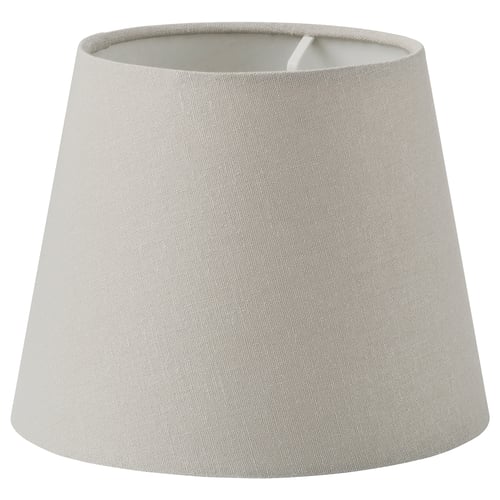SKOTTORP Lamp shade, light gray, 7" (19 cm) IKEA