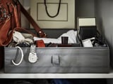 SKUBB Box with compartments, dark gray, 17 ¼x13 ½x4 ¼ "
