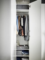 SKUBB Box with compartments, dark gray, 17 ¼x13 ½x4 ¼ "