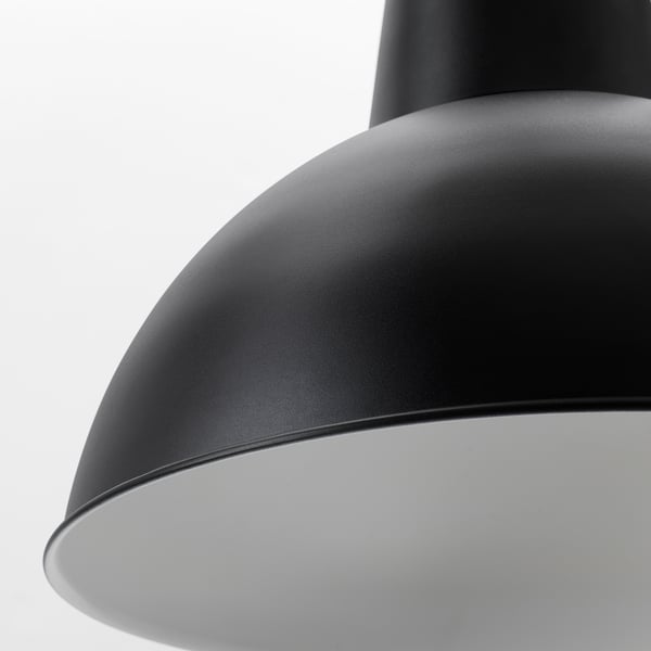SKURUP Pendant lamp, black, 15 "