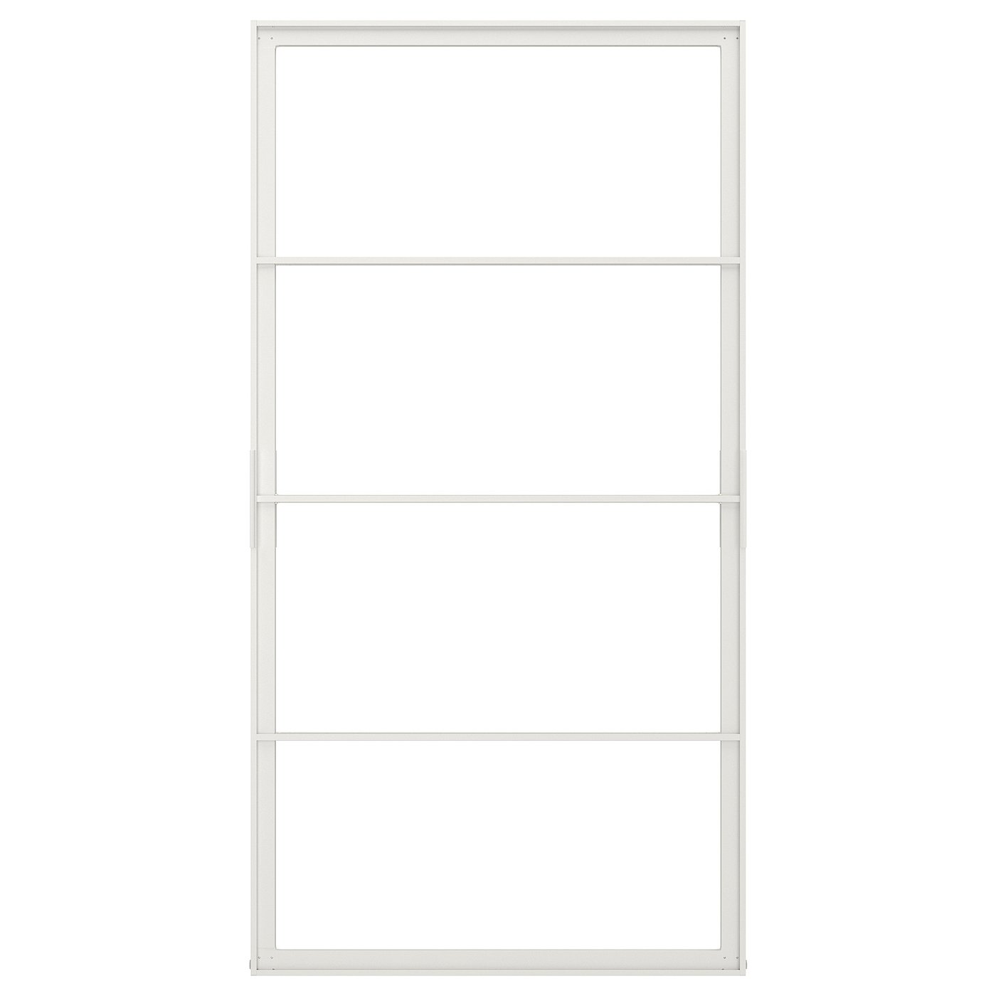 SKYTTA Sliding door frame - white 102x196 cm (40 1/4x77 1/8 ")