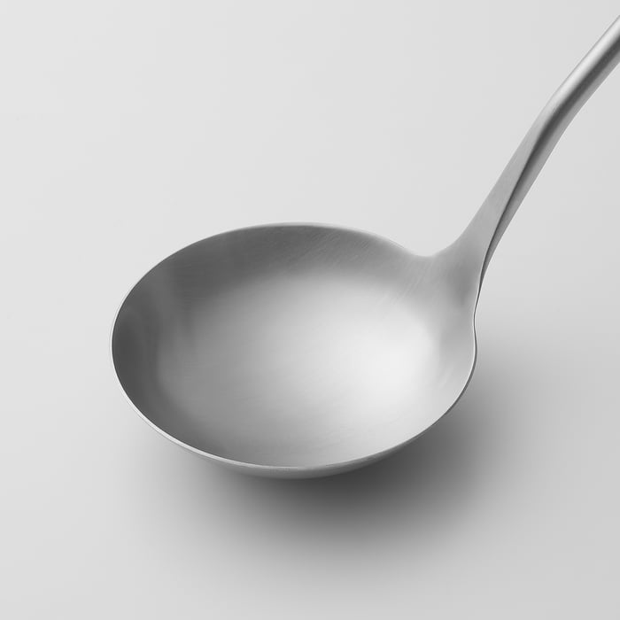 SLITSTARK ladle, stainless steel/walnut IKEA CA