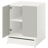 SMÅSTAD / UPPFÖRA Cabinet, white gray/with 1 shelf, 23 5/8x25 5/8x29 7/8 "