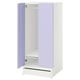 SMÅSTAD / UPPFÖRA Wardrobe, white/lilac, 23 5/8x25 5/8x53 1/2 "