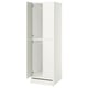 SMÅSTAD / UPPFÖRA Wardrobe, white white/with 2 clothes rails, 23 5/8x25 5/8x77 1/8 "