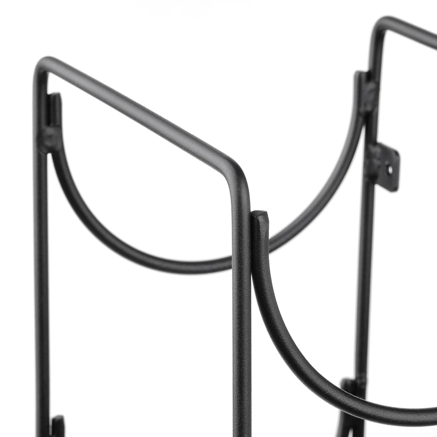 SNÖSPIRA 4bottle wine rack, black IKEA CA