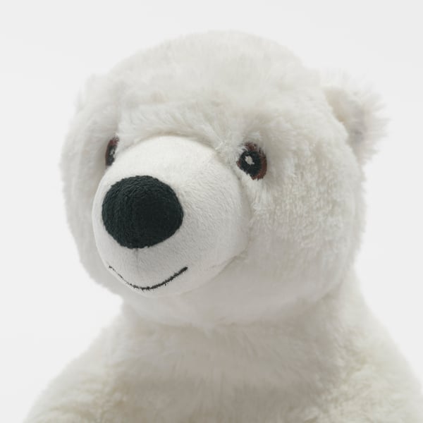 SNUTTIG Soft toy, white polar bear, 11 ½ "