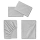 SOLFIBBLA Sheet set, gray white/stripe, Full/Double