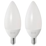 SOLHETTA LED bulb E12 250 lumen, chandelier/opal white