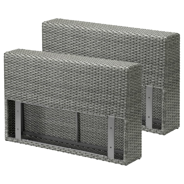 SOLLERÖN armrest, outdoor, dark gray IKEA CA