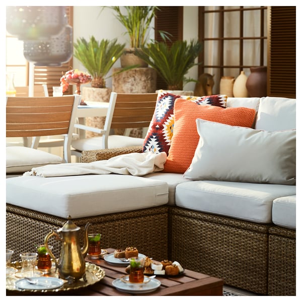 SOLLERÖN Stool, outdoor, brown, 243/8x243/8" (62x62 cm) - IKEA on {keyword}