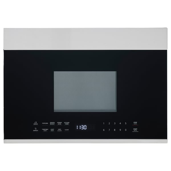 SOLNEBO Over the range microwave, Stainless steel, 24 "