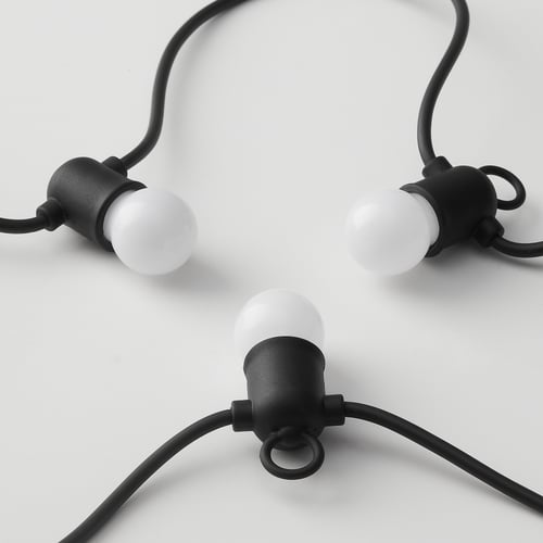 SOLVINDEN LED string light with 12 lights, battery operated/outdoor