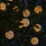 SOLVINDEN LED string light with 12 lights, battery operated/white