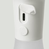 SOLVINDEN LED table lamp, battery operated outdoor/cone-shaped white, 10 1/4 "
