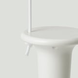SOLVINDEN LED table lamp, battery operated outdoor/cone-shaped white, 10 1/4 "