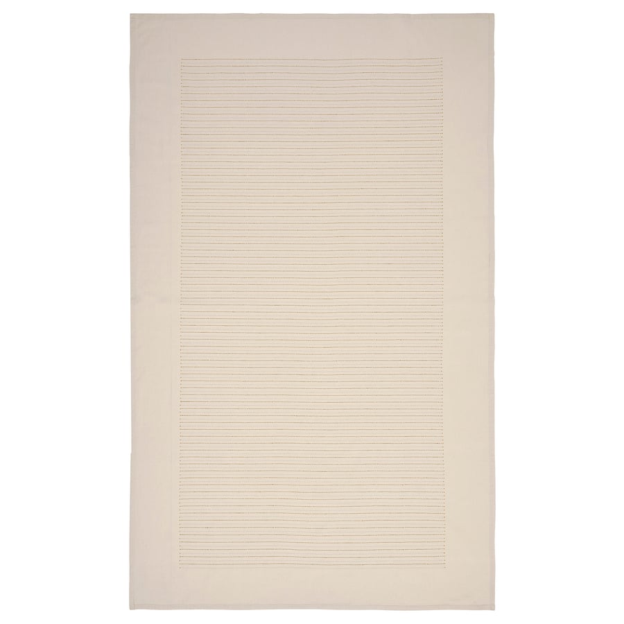SOMMARFLOX Tablecloth, dark yellow/beige, 145x240 cm (57x94") IKEA CA