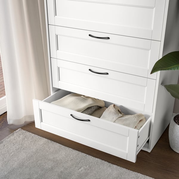SONGESAND 4-drawer chest, white, 32 1/4x40 1/2 "