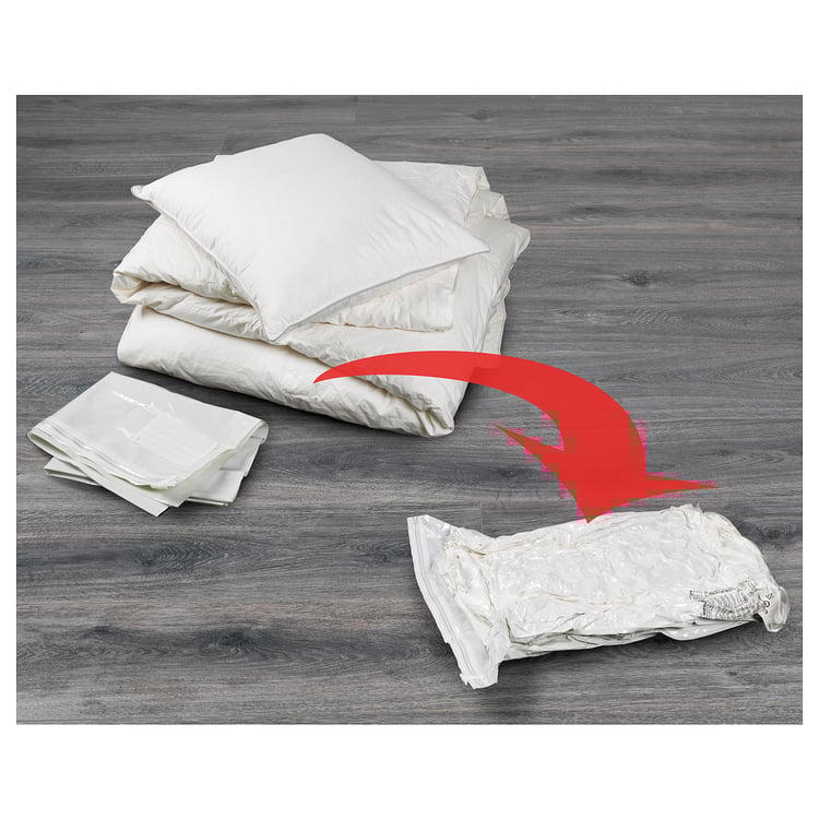 SPANTAD Vacuum seal bag, set of 2, light gray IKEA