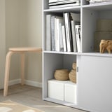 SPIKSMED Open shelf unit, light gray, 30 3/8x38x12 5/8 "