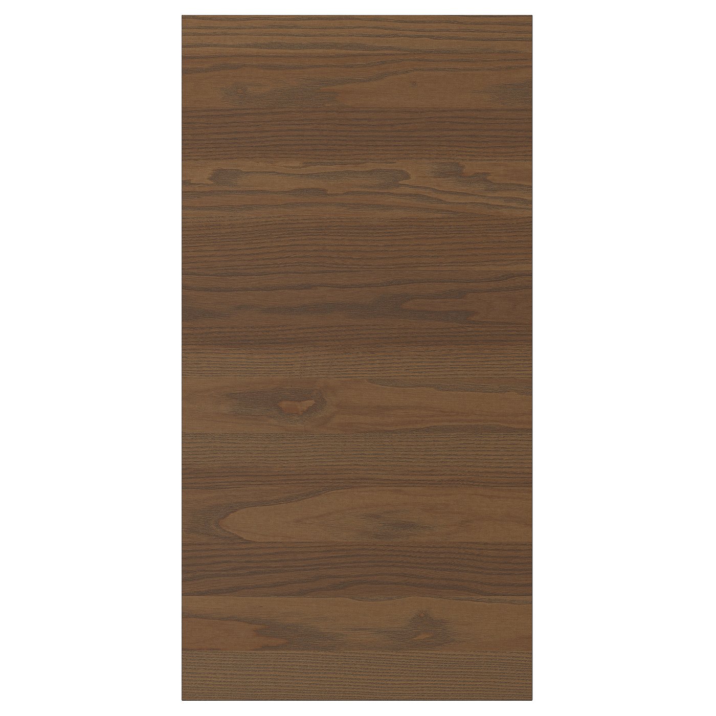 STENSTA cover panel, dark brown ash veneer, 39x76 cm (153/8x30