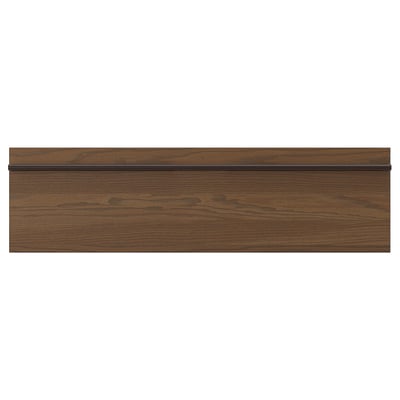 STENSTA Drawer front, dark brown ash veneer, 36x10 "