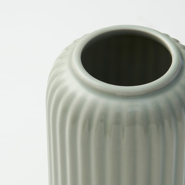 STILREN Vase, light turquoise, 4 ¾ "