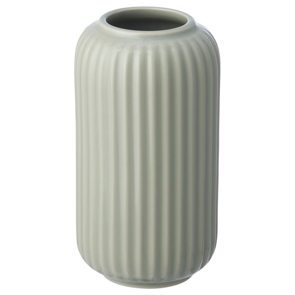 STILREN Vase, light turquoise, 4 ¾ "