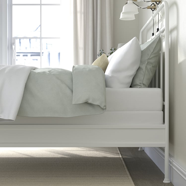 STJÄRNÖ Bed frame white/Lyngör white IKEA CA