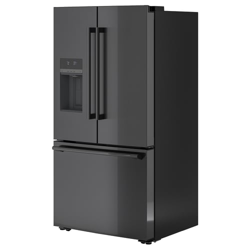 STJÄRNSTATUS french door refrigerator, black counterdepth, 640 l (22.6