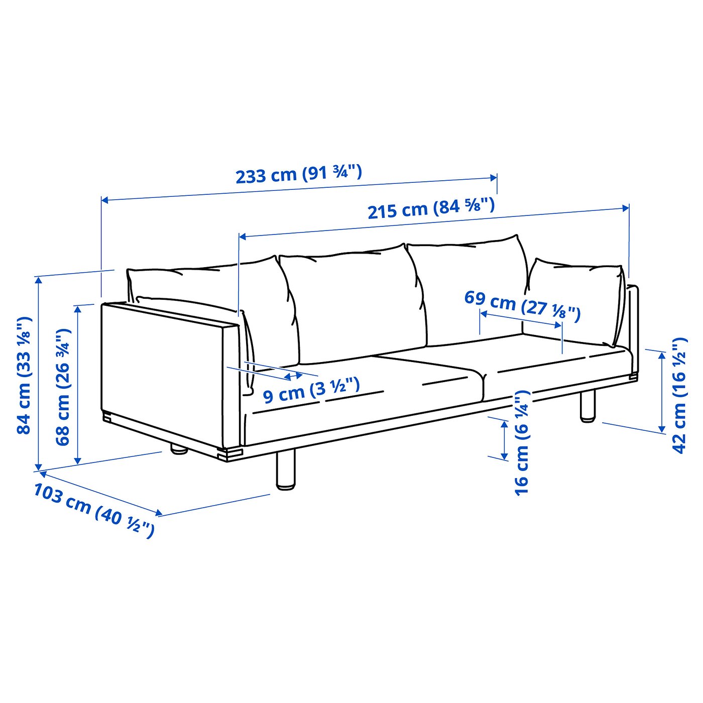 STOCKHOLM 2025 sofa, Sundhamn beige - IKEA CA