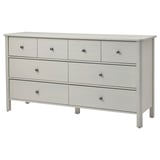 STOREMOLLA 8-drawer dresser, light gray-beige stained, 67 3/8x19 5/8x35 7/8 "
