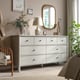 STOREMOLLA 8-drawer dresser, light gray-beige stained, 67 3/8x19 5/8x35 7/8 "
