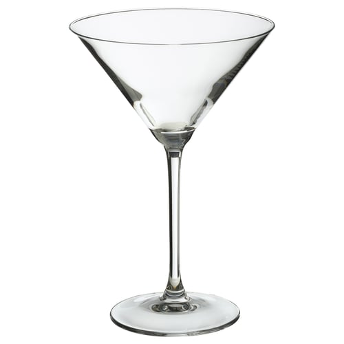 STORSINT Martini glass, clear glass, 8 oz